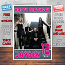 Personalised Skillet 1 INSPIRED THEME Music Birthday Card (SA)