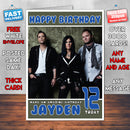 Personalised Skillet 2 INSPIRED THEME Music Birthday Card (SA)
