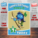 Personalised Smurfs 3D Birthday Card (SA)