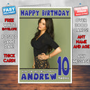 Personalised Sofia Vergara 1 Celebrity Inspired Style Birthday Card (SA)