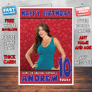 Personalised Sofia Vergara 2 Celebrity Inspired Style Birthday Card (SA)