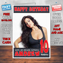 Personalised Sofia Vergara 3 Celebrity Inspired Style Birthday Card (SA)