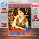 Personalised Sonakshi Sinha 2 Celebrity Inspired Style Birthday Card (SA)