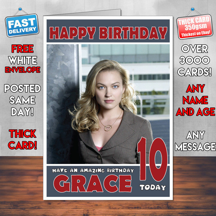 Personalised Sophia Myles Celebrity Inspired Style Birthday Card (SA)