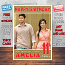 Personalised Srimanthudu Bollywood Inspired Style Birthday Card (SA)