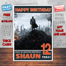 Personalised Star Trek Into Darkness 2013 INSPIRED THEME Movie Birthday Card (SA)
