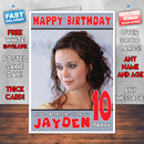 Personalised Summer Glau 3 Celebrity Inspired Style Birthday Card (SA)