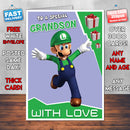 Personalised Super Mario 2 Birthday Card (SA)