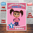 Personalised Super Why 1 Birthday Card (SA)