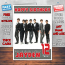 Personalised Super Junior 1 INSPIRED THEME Music Birthday Card (SA)