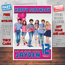 Personalised Super Junior 2 INSPIRED THEME Music Birthday Card (SA)