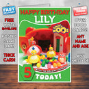 Personalised TWIRLYWOOS 10 Style Theme Personalised Kidshows Birthday Card (SA)