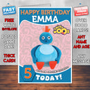Personalised TWIRLYWOOS 3 Style Theme Personalised Kidshows Birthday Card (SA)