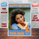 Personalised Tamanna Bhatia 1 Celebrity Inspired Style Birthday Card (SA)