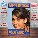 Personalised Tamanna Bhatia 2 Celebrity Inspired Style Birthday Card (SA)