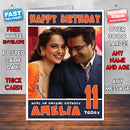 Personalised Tanu Weds Manu Returns Bollywood Inspired Style Birthday Card (SA)