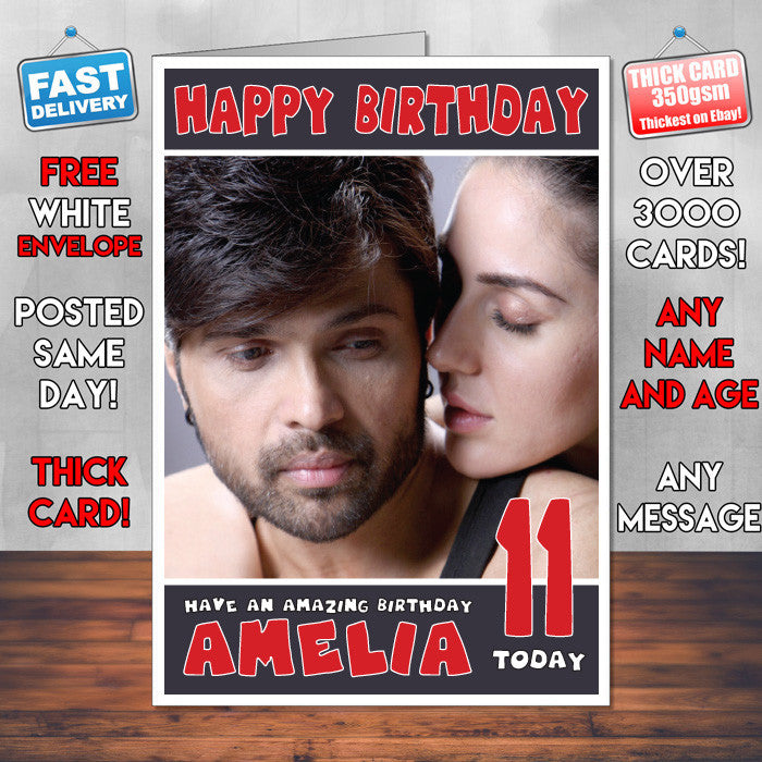 Personalised Tera Suroor 2 Bollywood Inspired Style Birthday Card (SA)