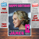 Personalised Teresa Palmer 5 Celebrity Inspired Style Birthday Card (SA)