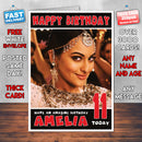 Personalised Tevar 1 Bollywood Inspired Style Birthday Card (SA)