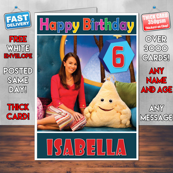 Personalised The Goodnight Show 1 Style Theme Personalised Kidshows Birthday Card (SA)
