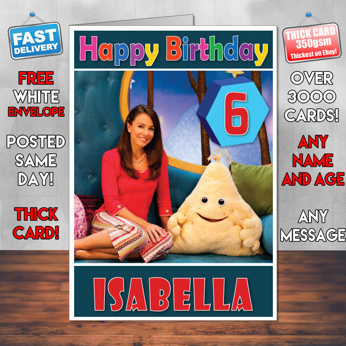 Personalised The Goodnight Show 1 Style Theme Personalised Kidshows Birthday Card (SA)