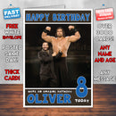 Personalised The Great Khali 1 WWE Inspired Style Birthday Card (SA)