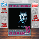 Personalised The Dark Knight INSPIRED THEME Movie Birthday Card (SA)