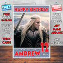 Personalised The Hobbit The Battle Of The Five Armies Thranduil INSPIRED THEME Movie Birthday Card (SA)