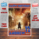 Personalised The Hobbit The Battle Of The Five Armies 1 INSPIRED THEME Movie Birthday Card (SA)