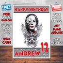 Personalised The Hunger Games Katniss Everdeen INSPIRED THEME Movie Birthday Card (SA)