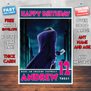 Personalised The Joker The Dark Knight INSPIRED THEME Movie Birthday Card (SA)