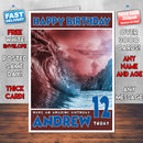 Personalised The Last Jedi Light Darkness And Balance INSPIRED THEME Movie Birthday Card (SA)