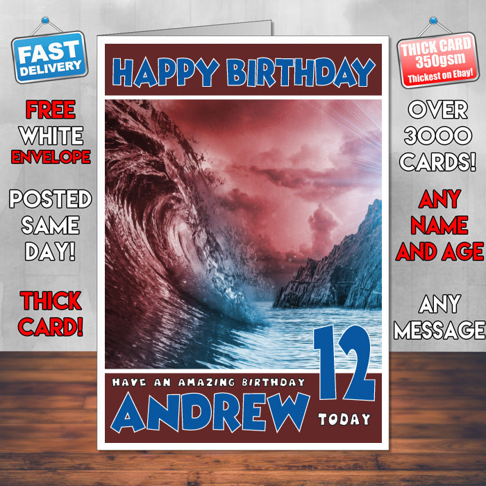 Personalised The Last Jedi Light Darkness And Balance INSPIRED THEME Movie Birthday Card (SA)