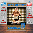 Personalised The Miz 2 WWE Inspired Style Birthday Card (SA)
