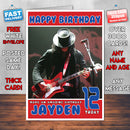Personalised The White Stripes INSPIRED THEME Music Birthday Card (SA)