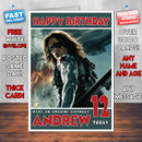 Personalised The Winter Soldier 2 INSPIRED THEME Movie Birthday Card (SA)