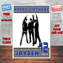 Personalised Third Eye Blind 2 INSPIRED THEME Music Birthday Card (SA)