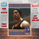 Personalised Tiger Shroff 1 Bollywood Inspired Style Birthday Card (SA)