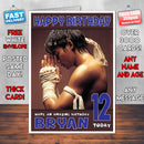 Personalised Tony Jaa Celebrity Inspired Style Birthday Card (SA)