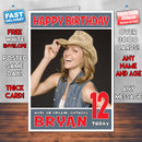 Personalised Tricia Helfer Celebrity Inspired Style Birthday Card (SA)