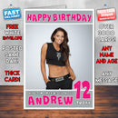 Personalised Trish Stratus WWE Inspired Style Birthday Card (SA)
