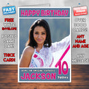 Personalised Trisha Bollywood Inspired Style Birthday Card (SA)