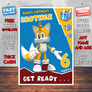 Personalised Two Tailed Fox 1 Birthday Card (SA)