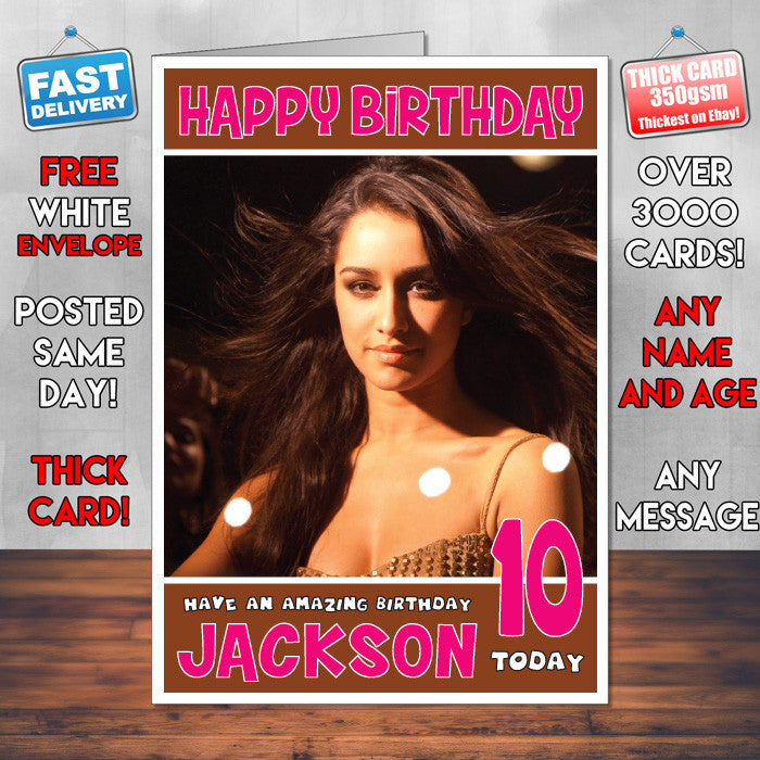 Personalised Ungli Bollywood Inspired Style Birthday Card (SA)