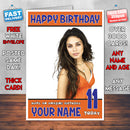 Personalised Vanessa Hudgens 5 Celebrity Inspired Style Birthday Card (SA)