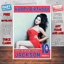 Personalised Veena Malik Bollywood Inspired Style Birthday Card (SA)