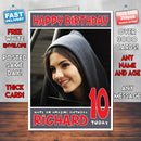 Personalised Victoria Justice 7 Celebrity Inspired Style Birthday Card (SA)