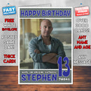 Personalised Vin Diesel 1 Celebrity Inspired Style Birthday Card (SA)