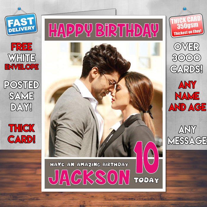 Personalised Wajah Tum Ho Bollywood Inspired Style Birthday Card (SA)