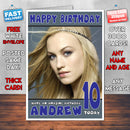 Personalised Yvonne Strahovski 1 Celebrity Inspired Style Birthday Card (SA)